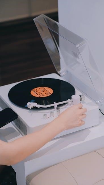 crosley record player instruction manual